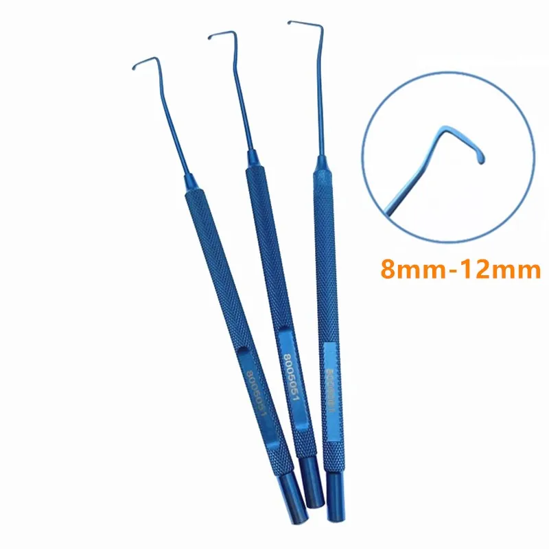 Ophthalmic hook Titanium Muscle Hook 8mm /10mm/12mm ophthalmic instrument