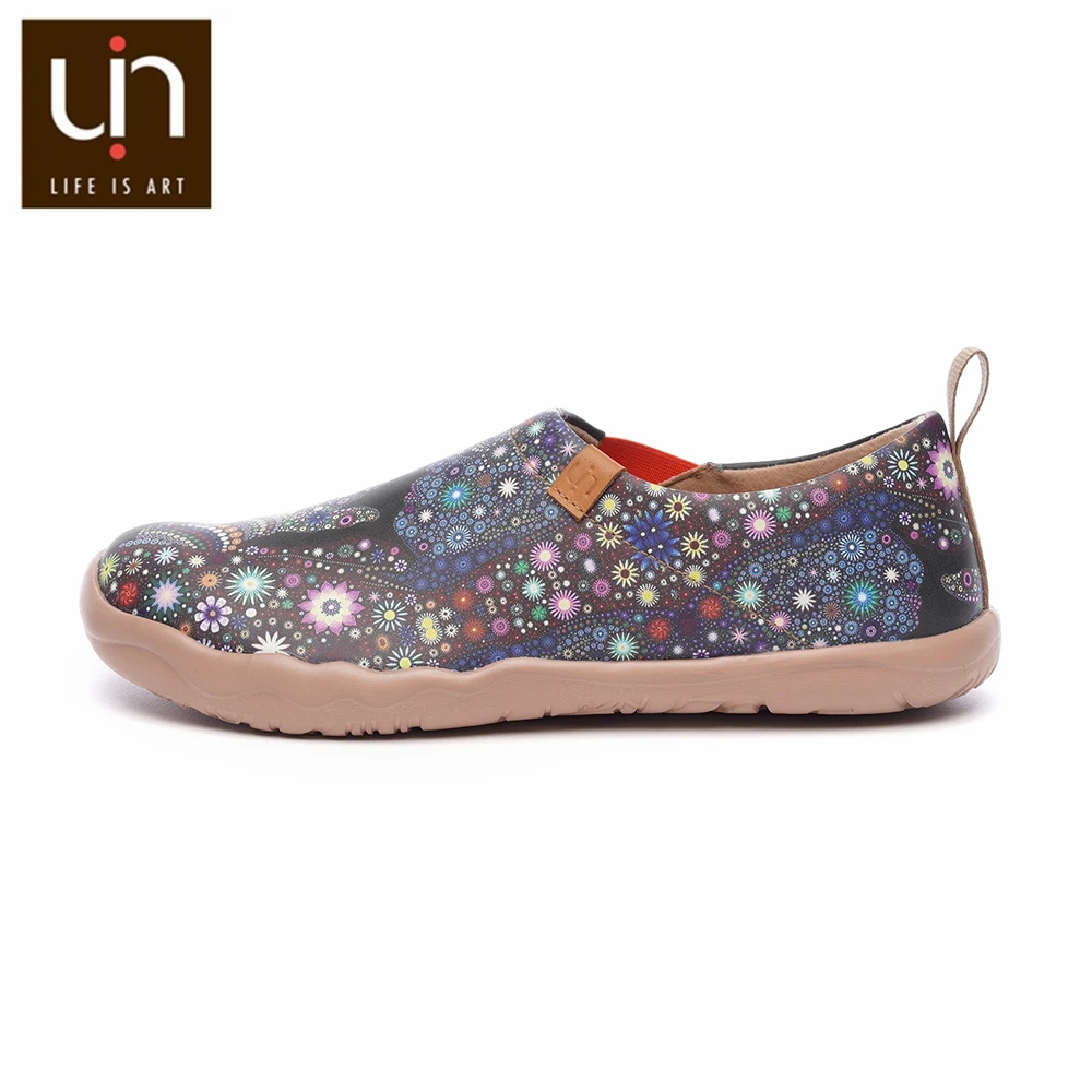 UIN модные лоферы мужская кожаная обувь с микрофиброй молю о добре дизайн Широкие