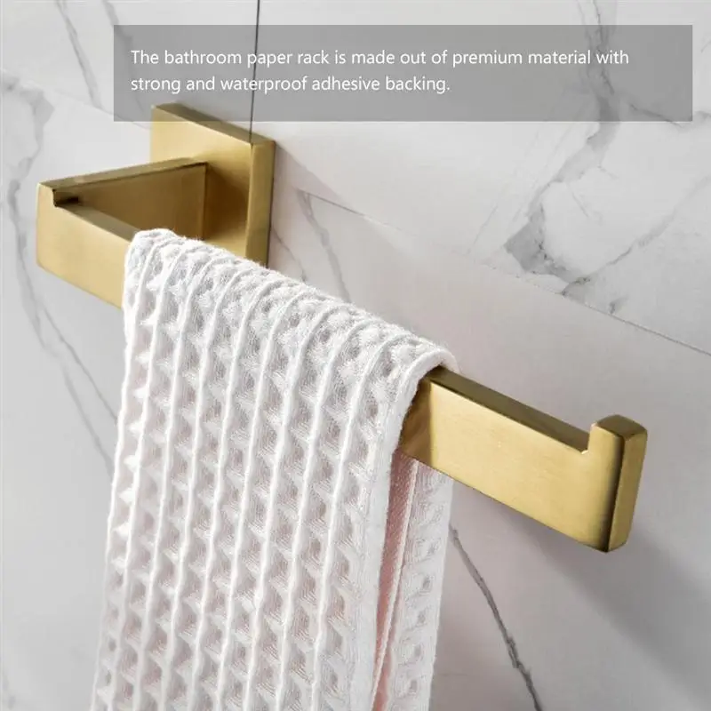 

Bathroom Roll Paper Holder Toilet Supplies Stainless Steel Paper Towel Rack