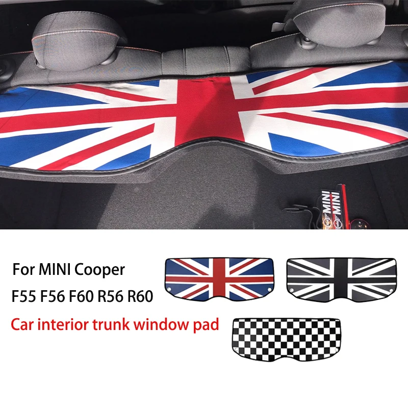 

Auto Trunk Window Protection Decoration Pad For MINI Cooper S ONE F55 F56 F60 R56 R60 Stowing Tidying Car Accessories Interior