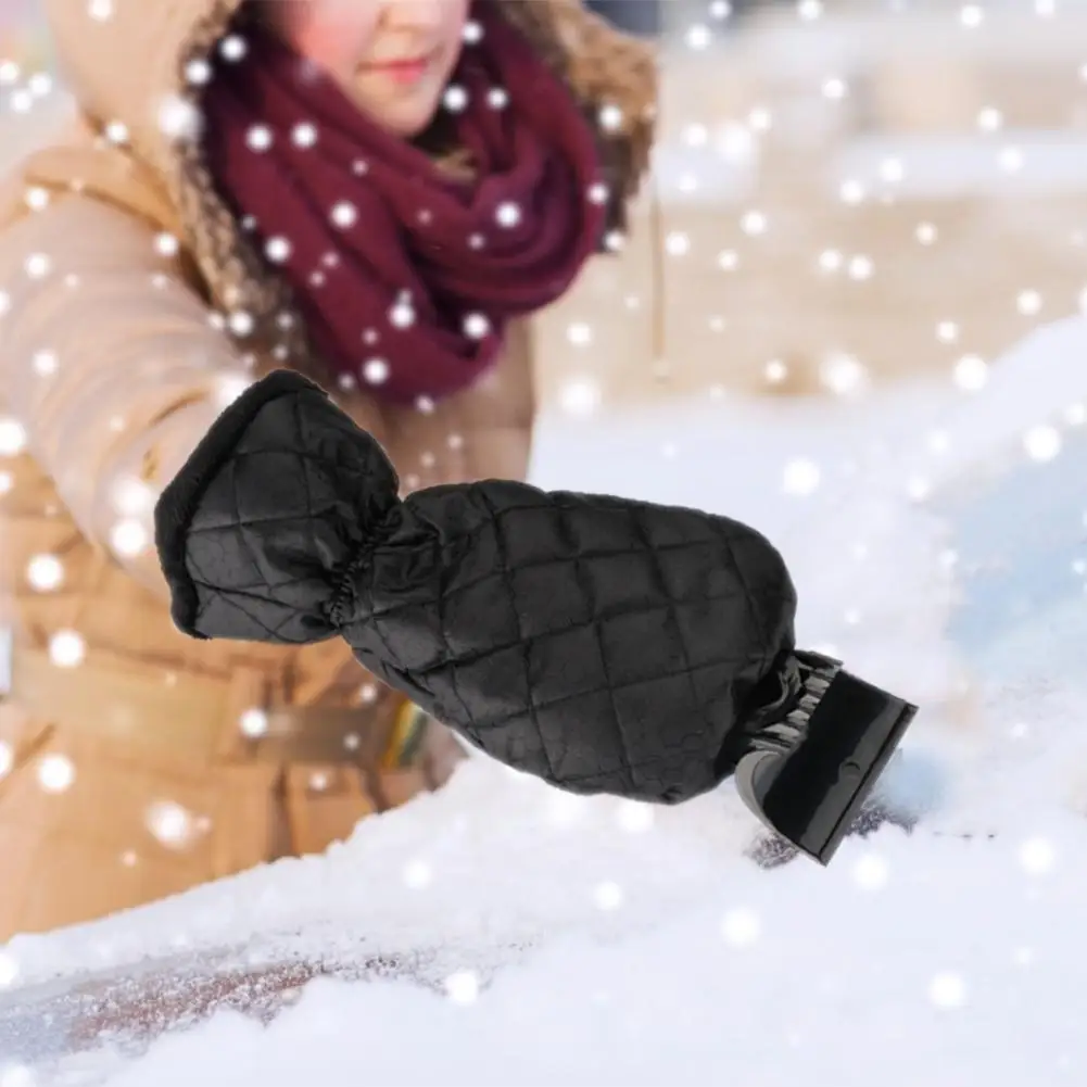 Автомобильный скребок для льда с теплыми перчатками лопата снега щетка