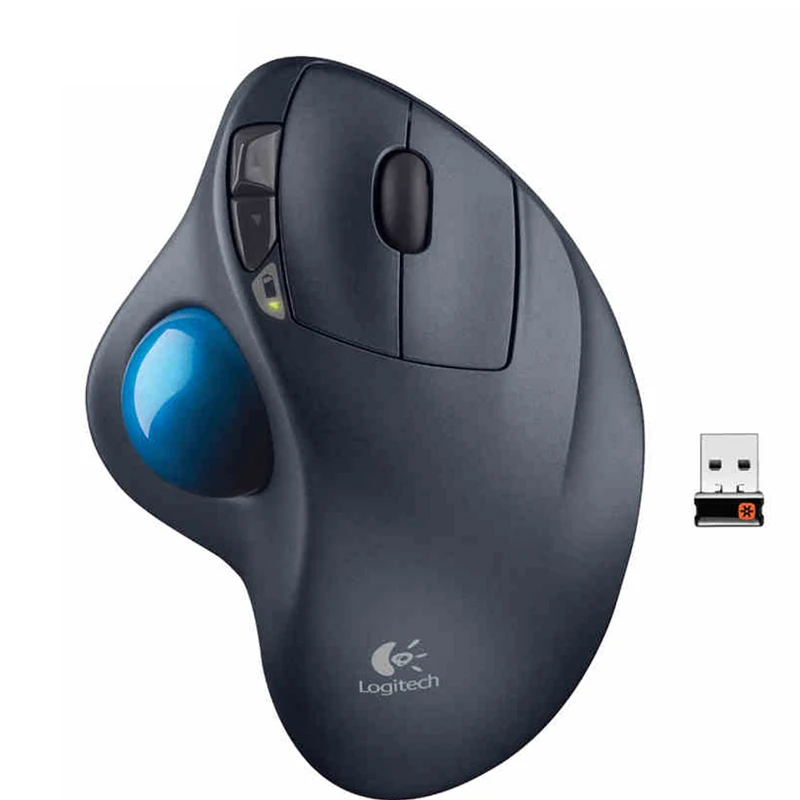 Мышь Logitech M570 с USB-приемником 1000DPI поддержка офисного тестирования беспроводная