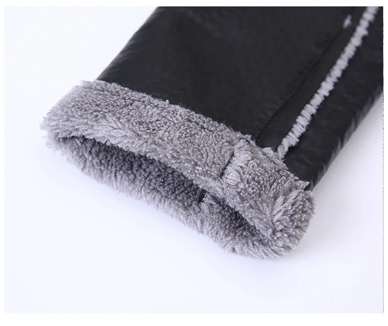 Зимняя одежда для мальчиков кожаная детская ветрозащитная верхняя средней длины