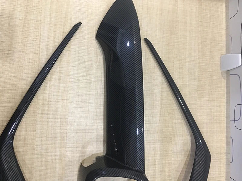 Передний бампер решетка отделка полосы крышки для Honda CRV CR V 2017 2018 2019 углеродное