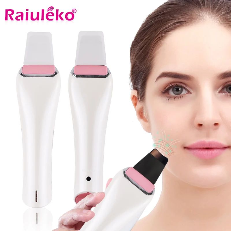 Ультразвуковой ионный Очищающий Инструмент массажный скребок для кожи лопатка