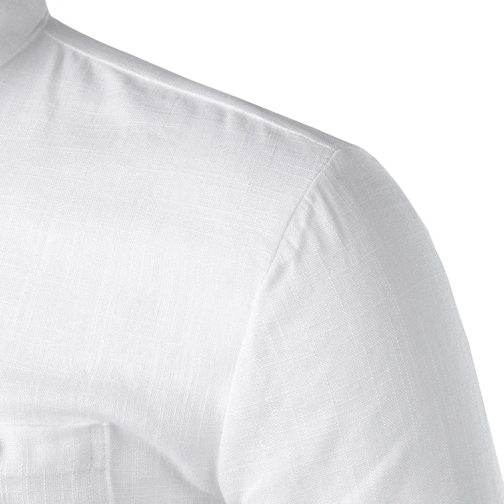 Рубашка-поло мужская с воротником-стойкой брендовая приталенная блузка из