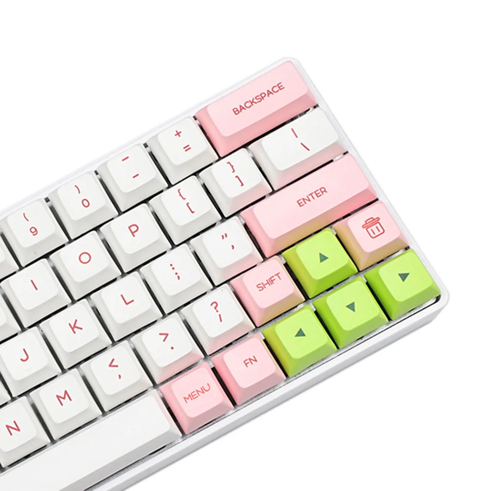

Pink White Gray White Keyset PBT Keycap For MX Switches 64 Mechanical Gaming Keyboard GK64 GK64x GK64xs DZ60 (Only Keycap)
