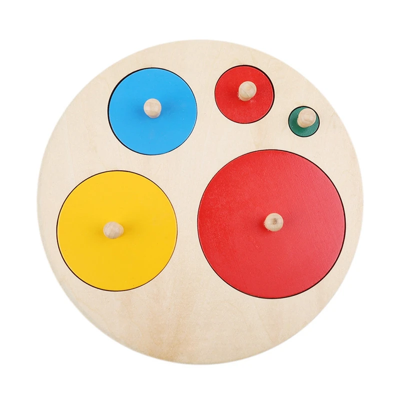 

Geometric Puzzle Board Game Kids Educational Jigsaw Stacker Toddler Wooden Toys for Children Kids Toys Gift