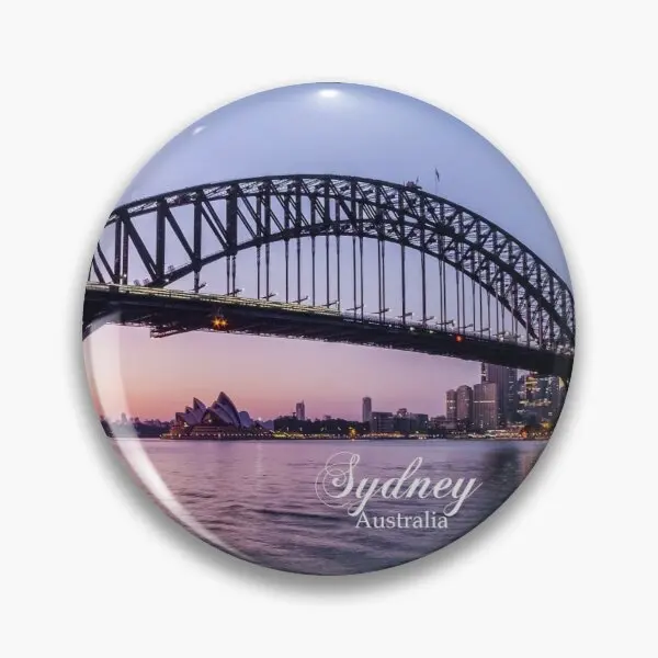 Sydney Australia Sydney Harbour And L  Soft Button Pin Badge Gift Lover Funny Clothes Collar Cartoon Fashion Brooch Jewelry