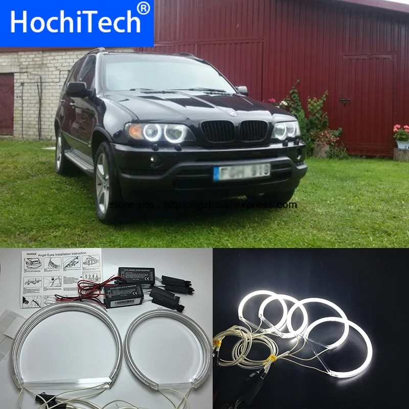 HochiTech для Bmw E53 X5 1999-2004 ультра ярсветильник дневной свет DRL CCFL глаза ангела демон