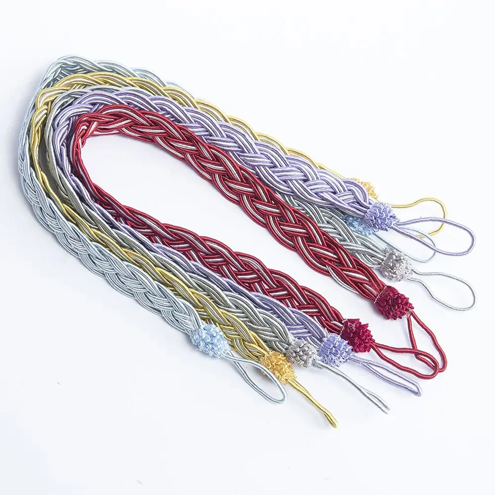 2 шт./пара зажимы для штор милые Зажимы Ручной работы тканый держатель подхваты