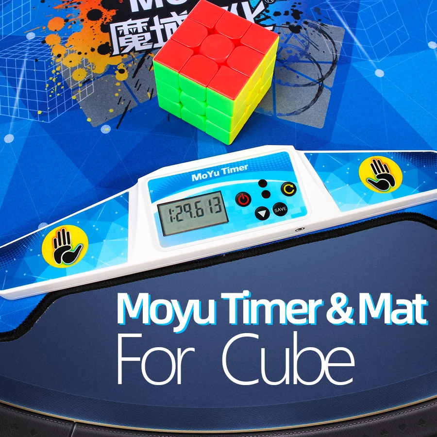 Moyu конкурс коврик куб таймер для 2x2x2 3x3x3 4x4 волшебные чашки скорости WCA конкурент развивающая детская игрушка