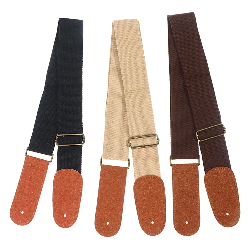 

Adjustable Pure Cotton Guitar Strap For Acoustic Electric Bass Guitar 3 Color