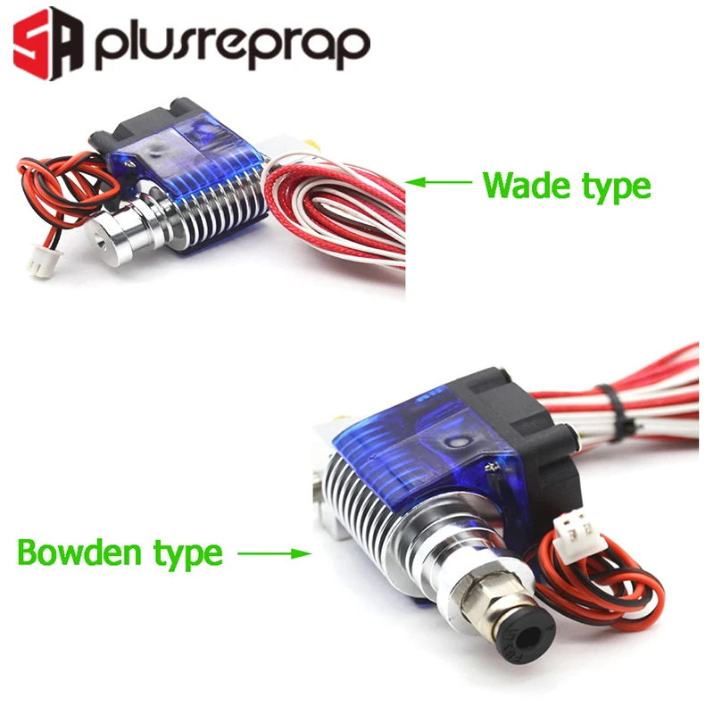 Модернизированный V6 J head Hotend Уэйд/Боуден экструдер с нагревателем M3 винтовой
