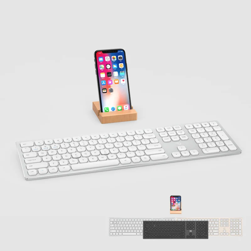 Fude Ik8300 клавиатура компьютер с Bluetooth Двухрежимная универсальная креативная