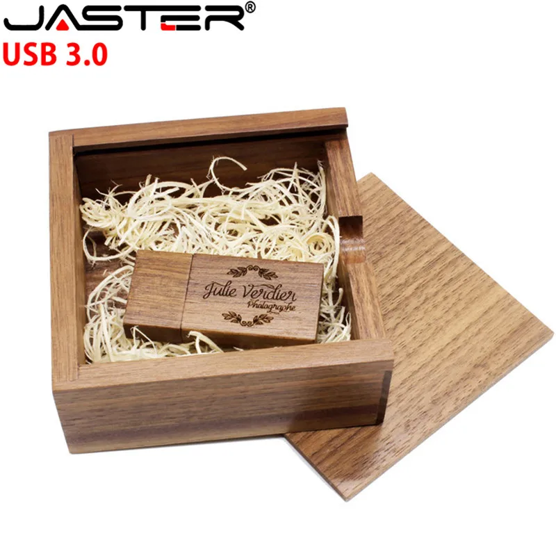 Фотоальбом JASTER USB 3 0 ореховая Кленовая древесина usb + коробка флэш-накопитель 4 ГБ 8