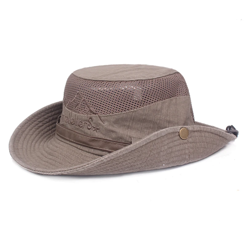 Новая шляпа-ведро дышащая с защитой от ультрафиолета для рыбалки пеших прогулок