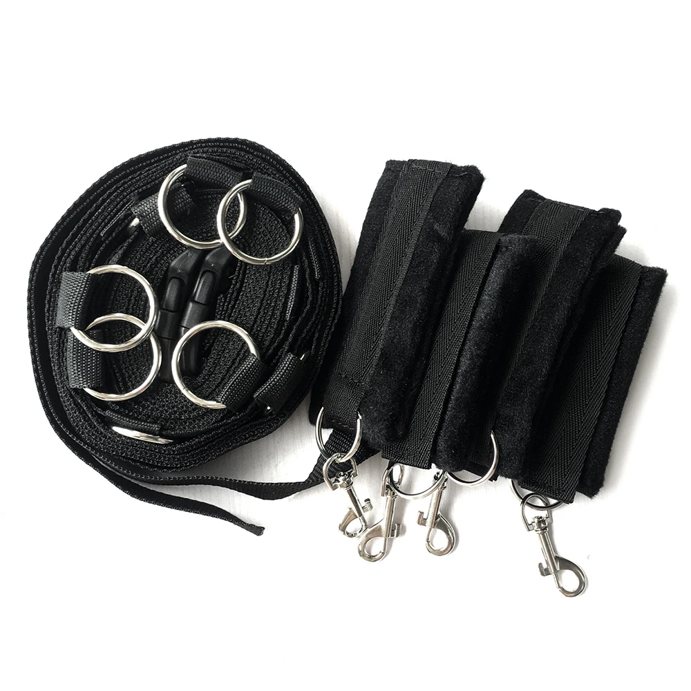 Секс-игрушки кровать БДСМ телефон открытые ноги набор для связывания пары фетиш