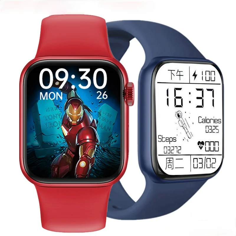 

M16 PLUS Smart Watch 2021 Smartwatch for Men Women 44mm iwo Series 6 BT call Custom Wallpaper