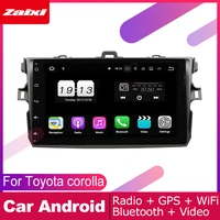 zaixi android car gps multimedia player for toyota corolla 20062011 car dvd navigation radio video audio player navi map