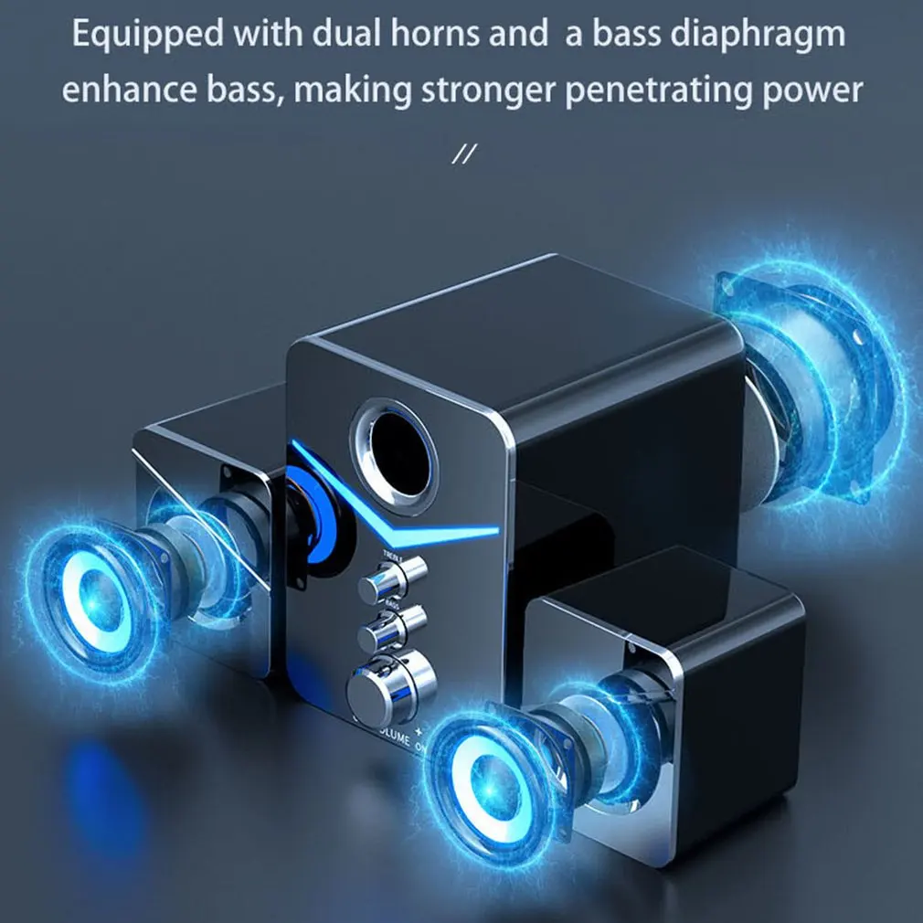 

Computer Audio Desktop Durable Speaker Wired USB Desktop Notebook Mobile Phone Speakers Standard Edition
