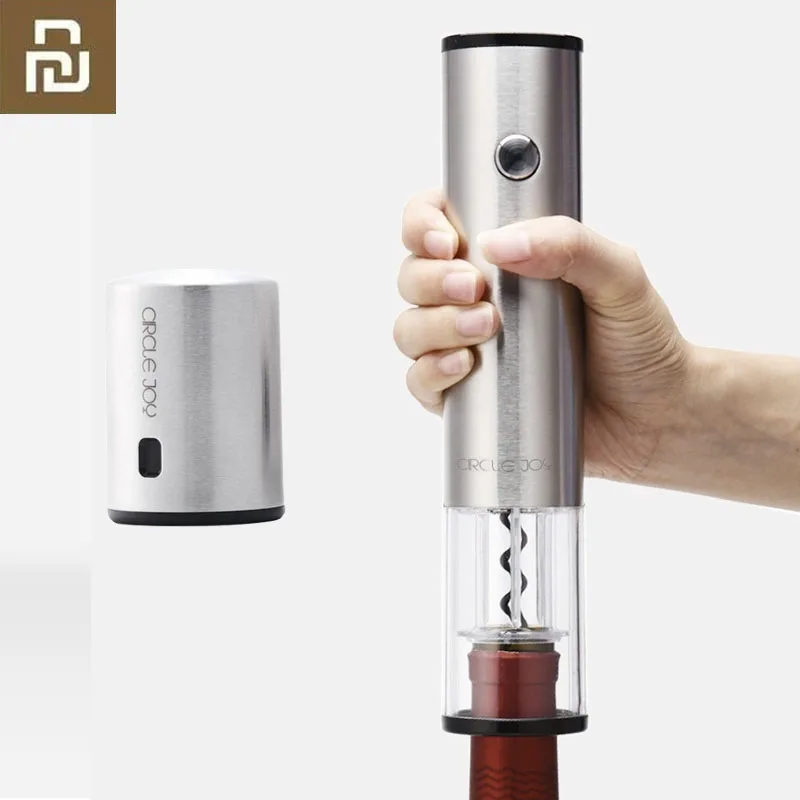 Youpin круг радость Автоматическая красное вино бутылок круглый винная пробка