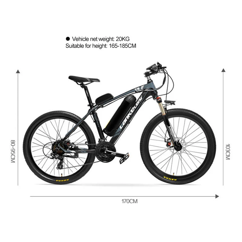 Литиевая батарея электрического велосипеда для мужчин и женщин взрослых высокая