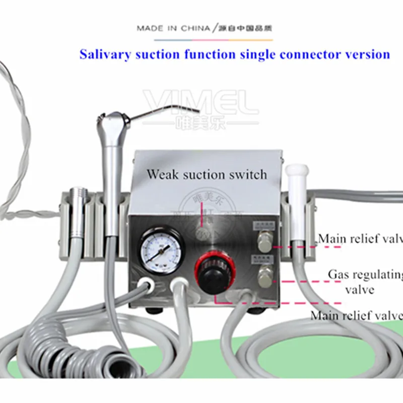 Лидер продаж портативный стоматологический турбинированный блок двойной