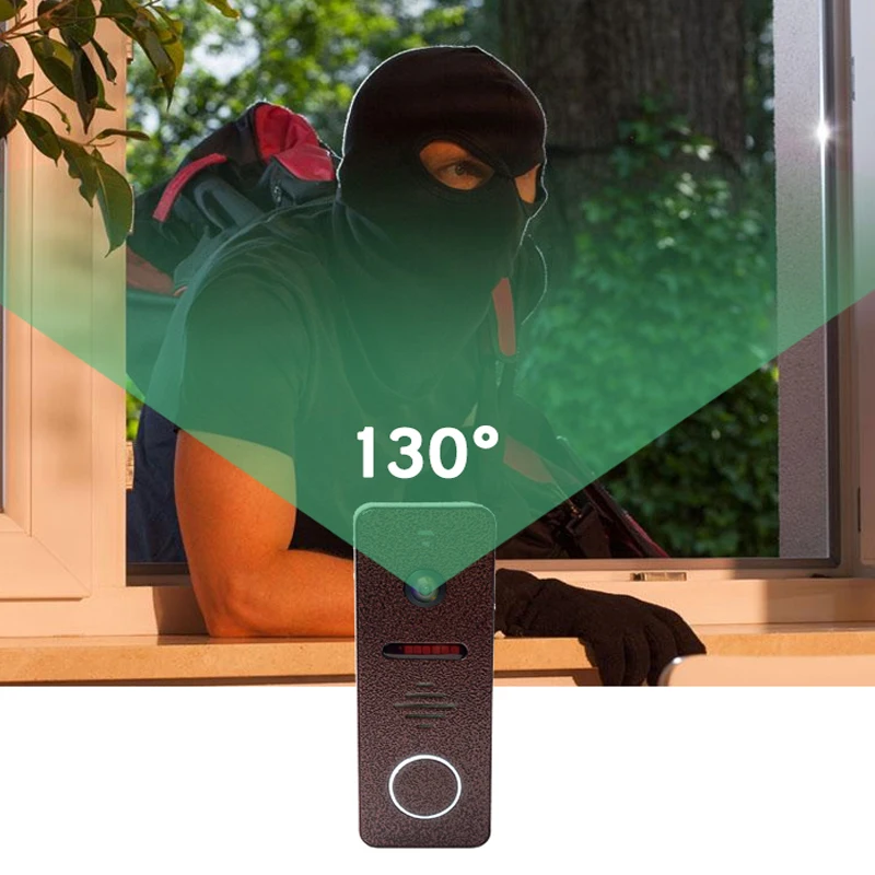 

HomeFong Wifi Intercom for Home Apartment Video Door Phone AHD 960P Doorbell Camera Record Motion Detect Remote Unlock IR Vision
