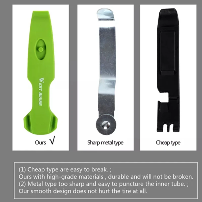 

WEST BIKING Bike Tire Lever Wheel Tire Repair Tools MTB Road Bicycle Tires Opener Remover Bicycle Cycling Accessories