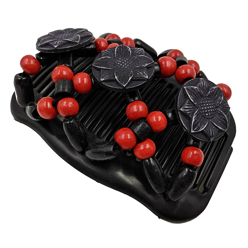 Ретро двойной отделанный бисером растягивающиеся заколки для волос Волшебная