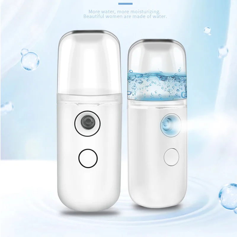 

Ultrasonic Skin Scrubber Nano Sparyer Steamer Facial Peeling Shovel Pore Cleane Exfoliator Face Blackhead Remover Wrinkle newest