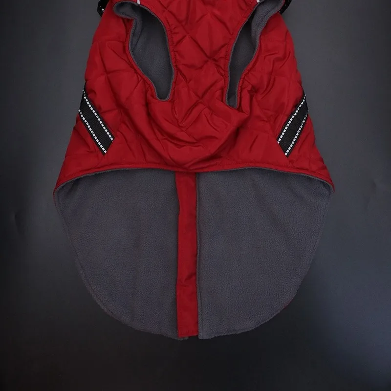 Одежда для домашних собак Большие куртки зимняя мягкая теплая флисовая