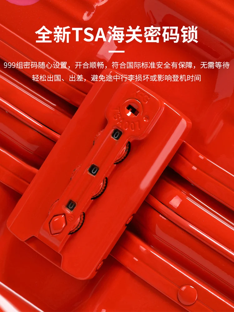 Fashion Graffiti Suitcase Spinner Aluminum Frame Hardside Travel Suitcase On Wheel Travel Bags Trolley Luggage Bag 20
