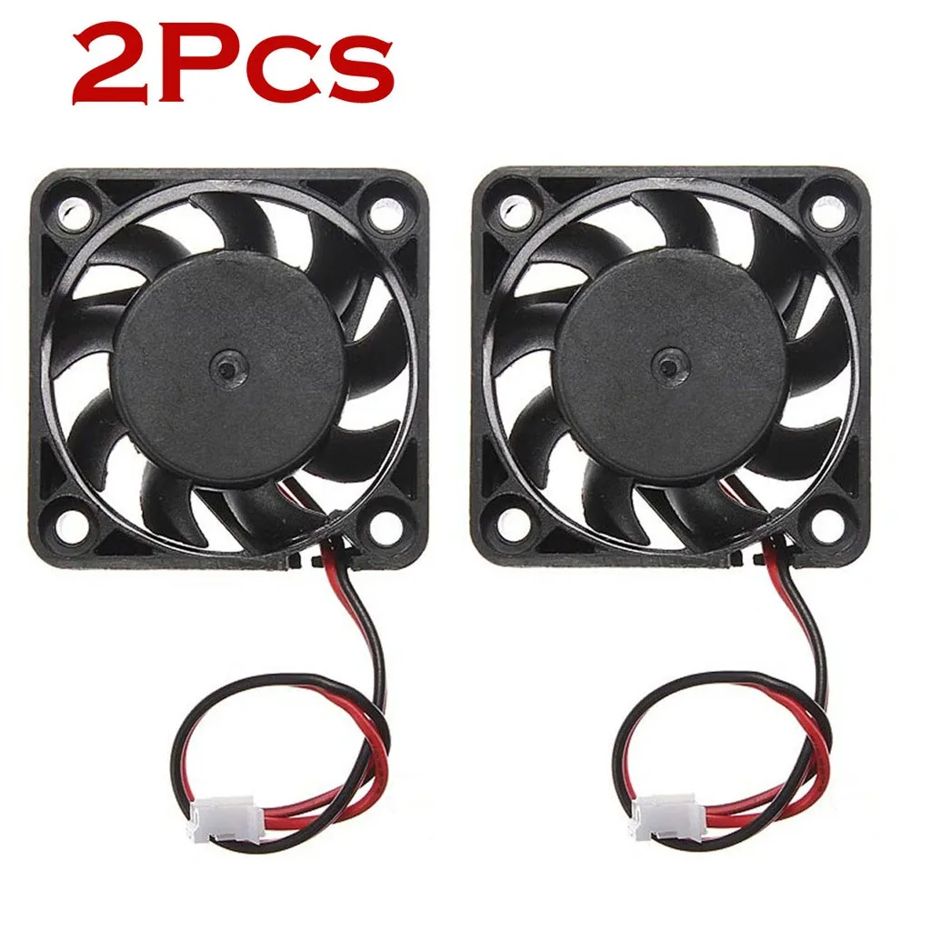 

Cpu Cooler Fan 22dB (A) 2pcs 5V Mini Cooling Computer Oil Bearing Fan - Small 40mm x 10mm DC Brushless 2-pin Oil Bearing