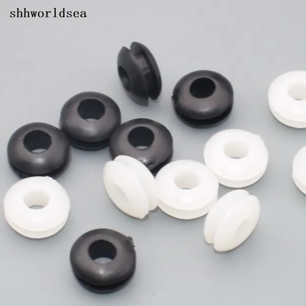 Shhworldsea черный цвет 1000 шт. двойной размер Внутренний диаметр 6 мм черные резиновые кольца от AliExpress WW