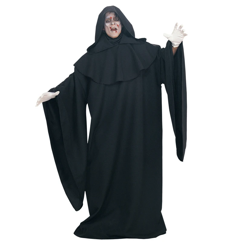 

Halloween Clothing Cosplay Dark Wizard Robe Stage Suit Costumes Adult COS Apparel Christmas Get Together Party Gift