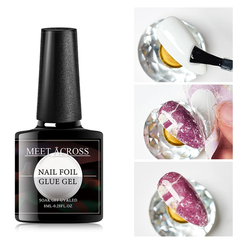 8 мл Фольга для ногтей Клей стикер звездное небо переводной клей экологический