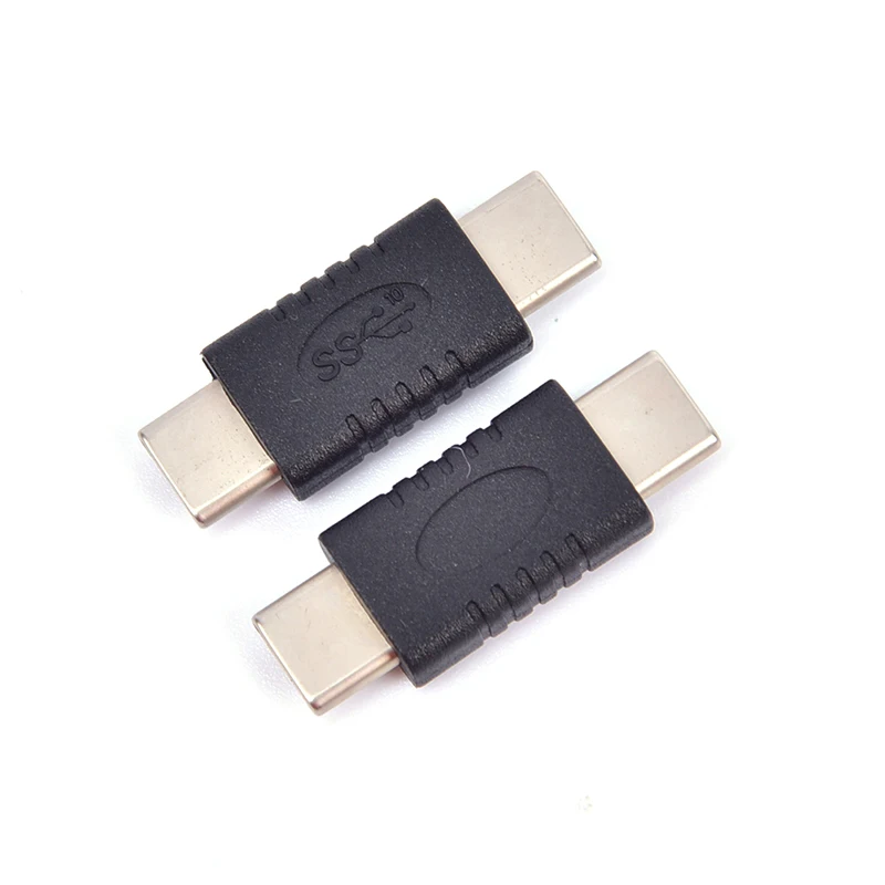

USB-C Male to Male Adapter Straight Tiny Type C Adaptor USB 3.1 Type-C Connector Converter
