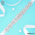 Пояс для невесты, с кристаллами, 1 шт., свадебное платье со стразами, WDD1111