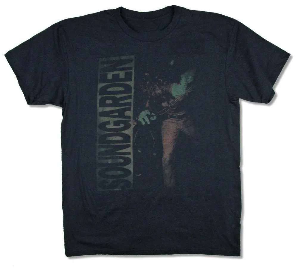 Soundgarden Louder Than Love Distressed черная футболка новая официальная группа Merch хлопковая