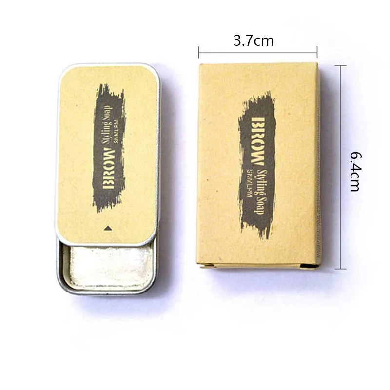 

4D Eyebrow Soap Kit Eyebrow Setting Gel Waterproof Eyebrow Makeup Balm Pomade Cosmetics Brows styling soap