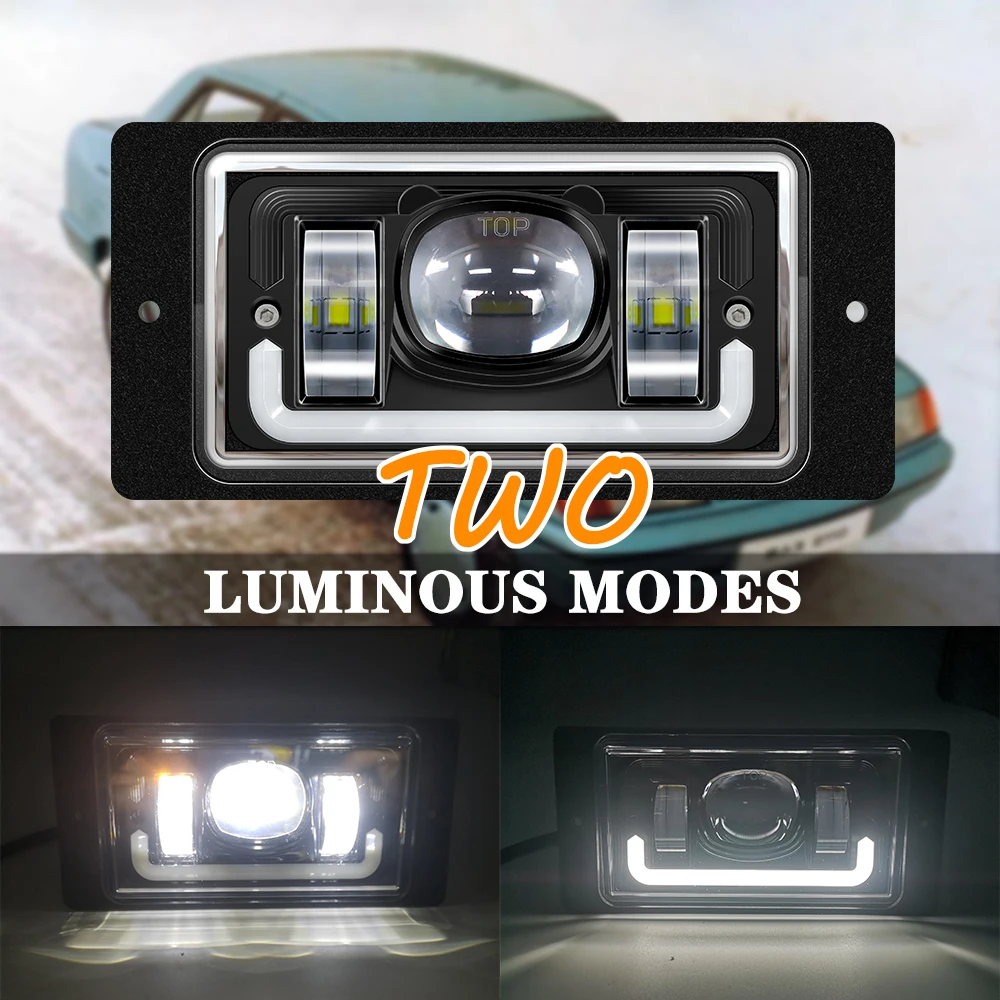 2 шт. для ВАЗ 2114 фургон светодиодные дневные ходовые огни белые янтарные