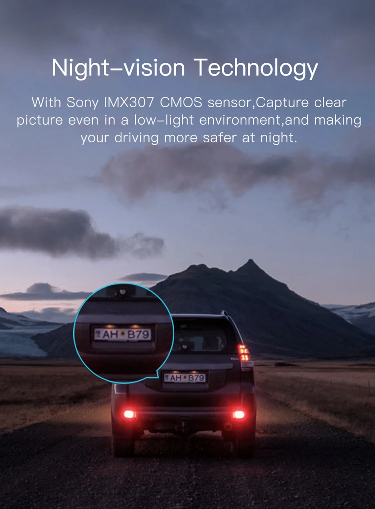 DDPai WiFi Автомобильный видеорегистратор Minione HD ночного видения 1080P Dash Cam F1.8 sony IMX307 nightwis 32GB Автомобильный видеорегистратор