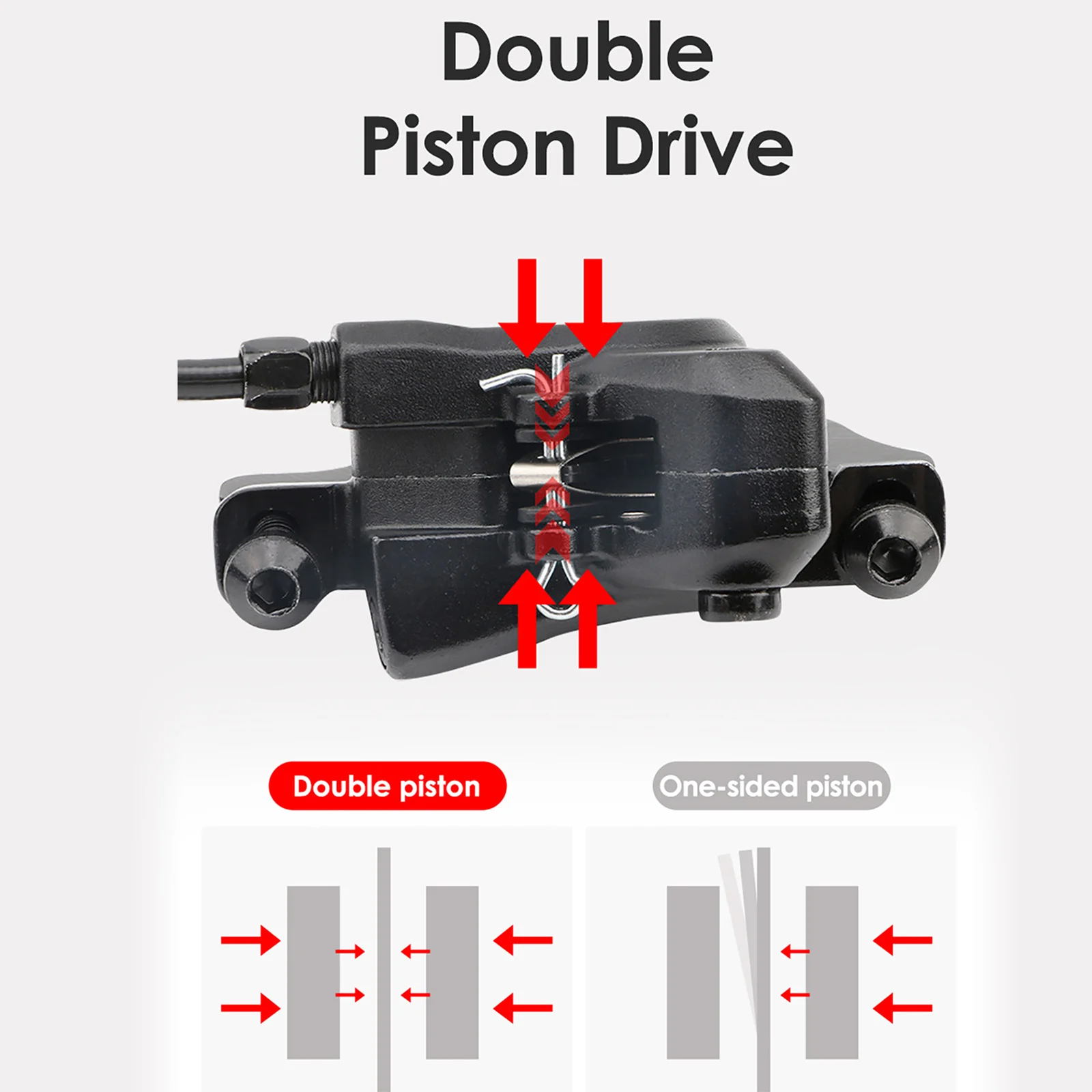 

MTB Road Bike Hydraulic Disc Brake Calipers Front Rear 800/1400mm Mountain Bike Kit Bicycle Oil Pressure Disc Brake Set