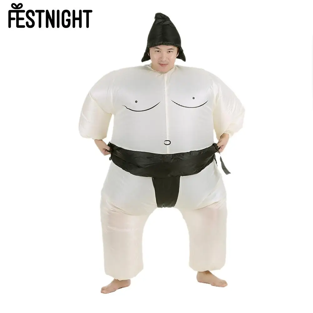 Милый надувной костюм сумо для взрослых с воздушным вентилятором нарядное