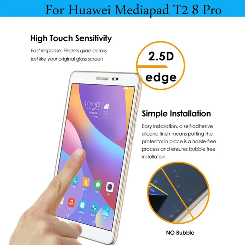 Защитная пленка для экрана из закаленного стекла Huawei Mediapad T2 8 Pro JDN-W09 JDN-AL00 0