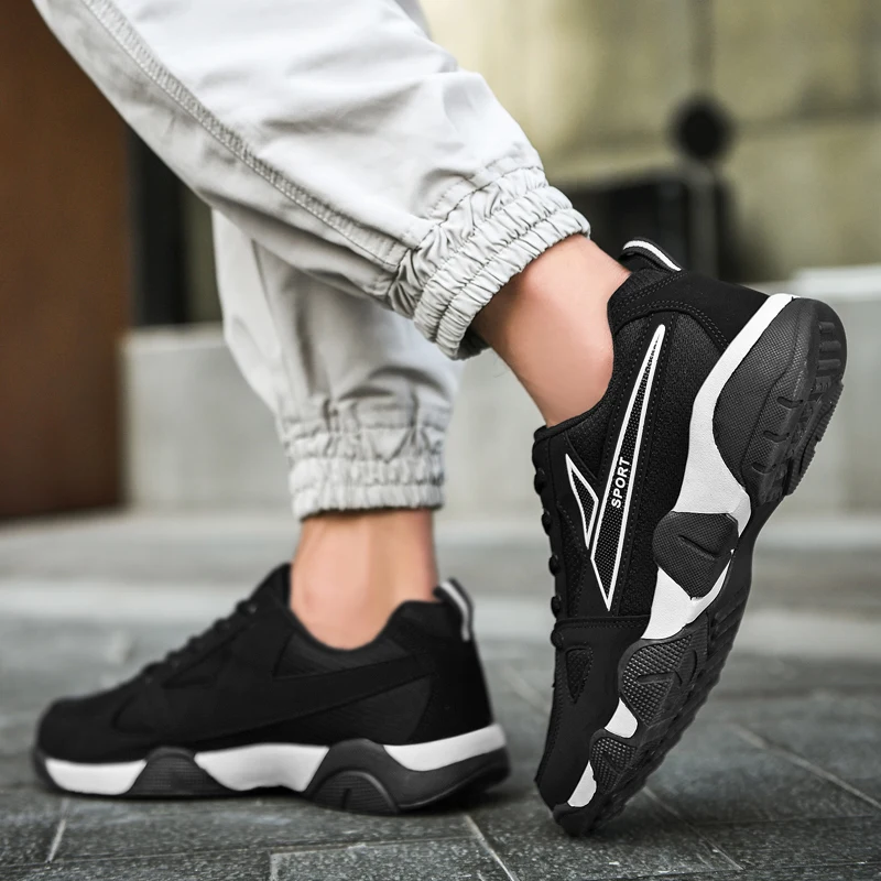 Кроссовки мужские сетчатые легкие повседневная Брендовая обувь для ходьбы