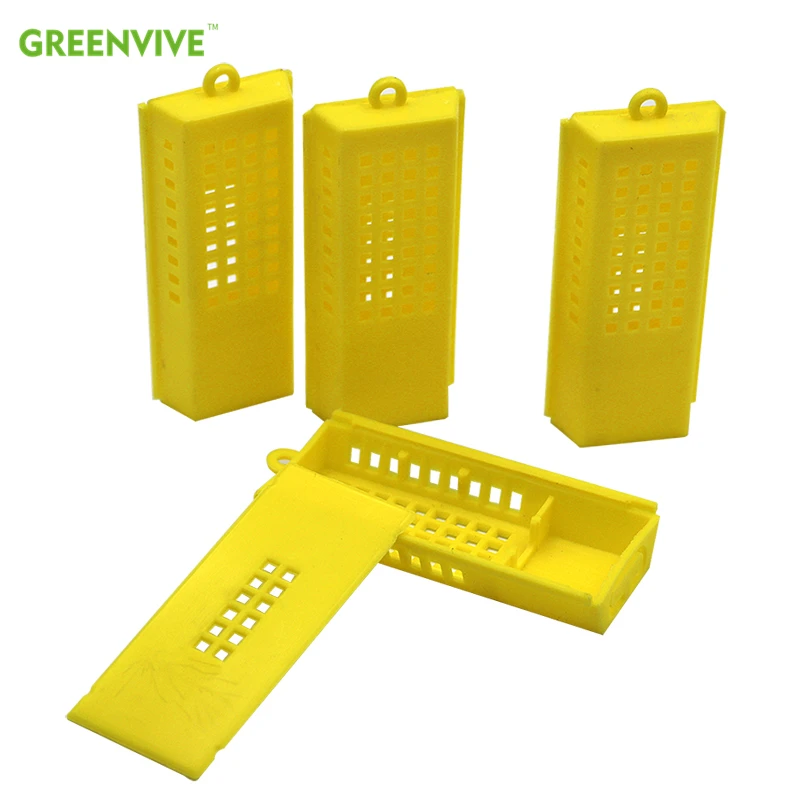 

6 Pcs Queen Bee Transport Cages Beekeeping Prisoners Transport Bee Queen Isolation Beekeeping Tools Wholesales