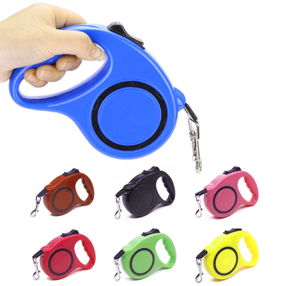 Автоматический поводок для собак телескопическая Пряжка из сплава 3 м 5 | Дом и сад